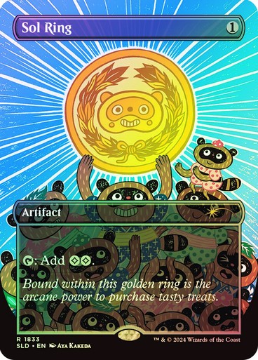 FOIL Sol Ring #1833 ~ Secret Lair [ NearMint ] [ Magic MTG ]