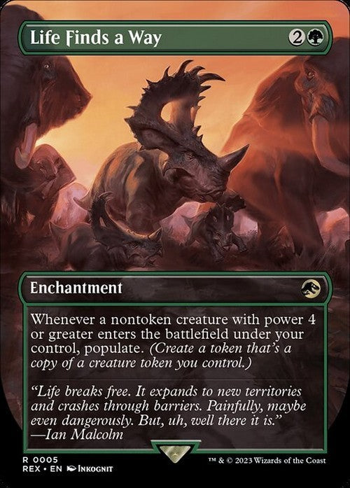 Life Finds a Way ~ Universes Beyond: Jurassic World [ EX ] [ Magic MTG ]