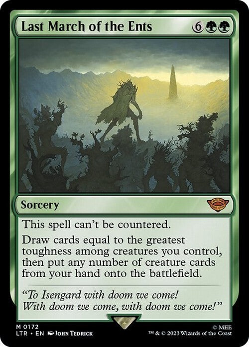 Last March of the Ents ~ The Lord of the Rings [ NM ] [ Magic MTG ]