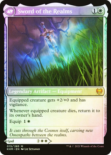 FOIL Halvar, God of Battle / Sword of the Realms ~ Kaldheim [ NM ] [ Magic MTG ]