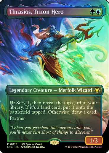FOIL Thrasios, Triton Hero ~ Special Guests [ NearMint ] [ Magic MTG ]