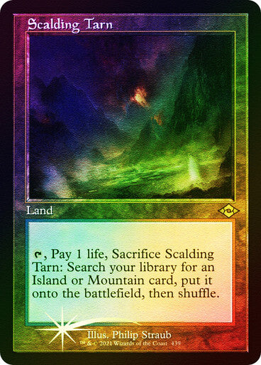FOIL SHOWCASE RETRO Scalding Tarn ~ Modern Horizons 2 [ NearMint ] [ Magic MTG ]