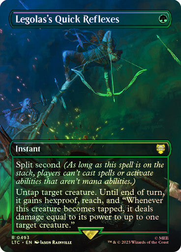FOIL Legolas's Quick Reflexes ~ Commander: Lord of the Rings [ NM ] [ MTG ]