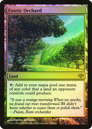 FOIL Exotic Orchard ~ Conflux [ Excellent ] [ Magic MTG ]