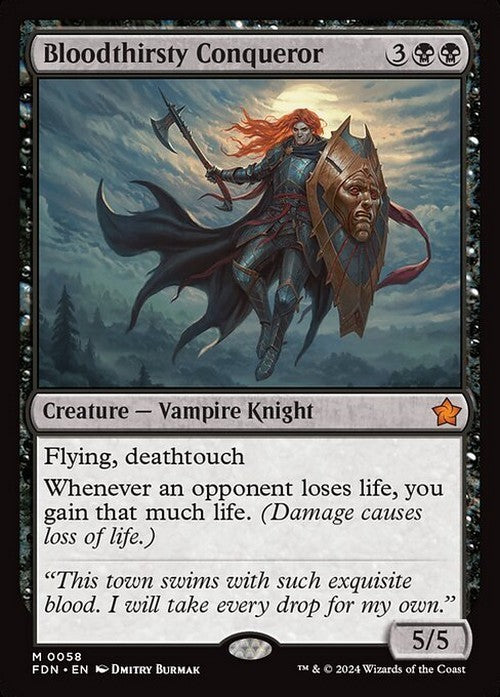 Bloodthirsty Conqueror ~ Foundations [ NearMint ] [ Magic MTG ]