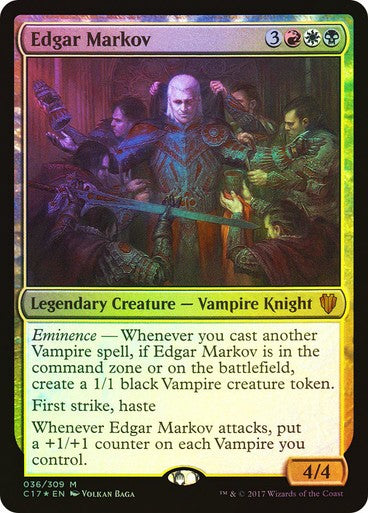 FOIL Edgar Markov ~ Commander 2017 [ Excellent ] [ Magic MTG ]