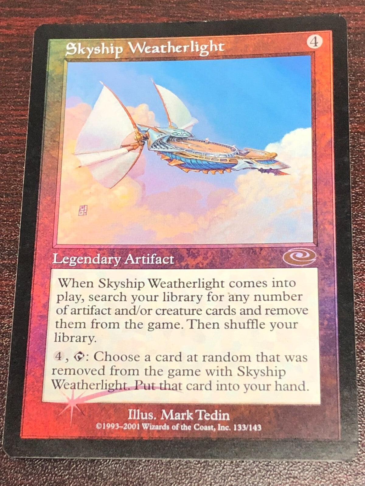 FOIL Skyship Weatherlight (Version 1) ~ Planeshift [ Excellent ] [ Magic MTG ]