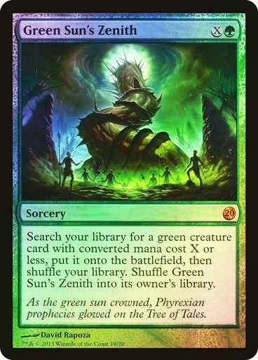 FOIL Green Sun's Zenith ~ From the Vault [ Excellent ] [ Magic MTG ]