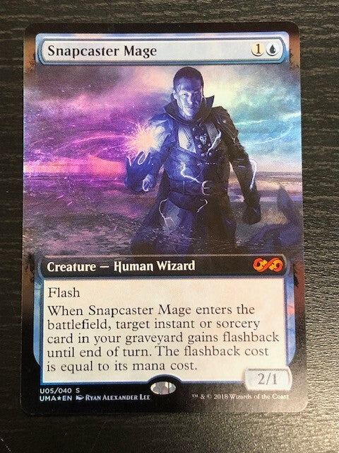 FOIL BORDERLESS Snapcaster Mage ~ Ultimate Masters [ MINT ] [ Magic MTG ]