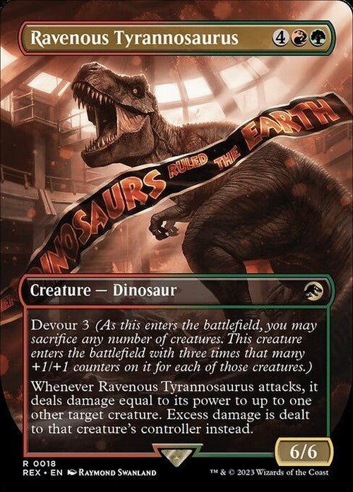 Ravenous Tyrannosaurus ~ Universes Beyond: Jurassic World [ NM ] [ Magic MTG ]