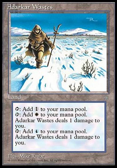 Adarkar Wastes ~ Ice Age [ Excellent ] [ Magic MTG ] - London Magic Traders Ltd