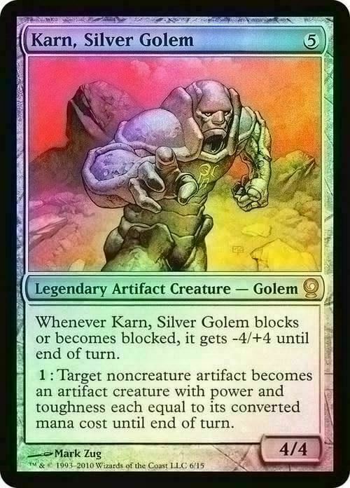 FOIL Karn, Silver Golem ~ From the Vault [ NearMint/Excellent+ ] [ MTG ]