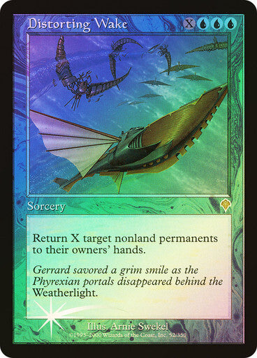 FOIL Distorting Wake ~ Invasion [ Excellent+ ] [ Magic MTG ]