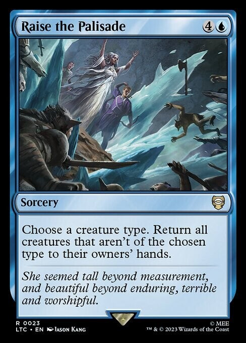 Raise the Palisade ~ Commander: Lord of the Rings [ NM ] [ Magic MTG ]