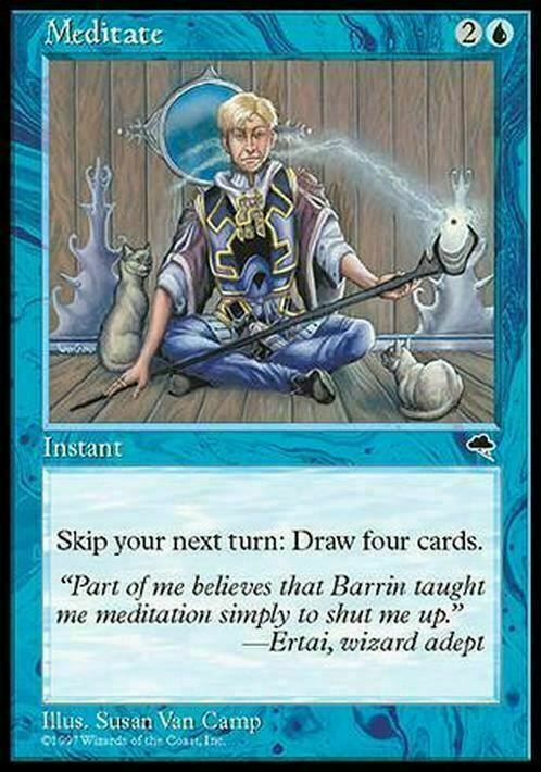 Meditate ~ Tempest [ Excellent+ ] [ Magic MTG ]
