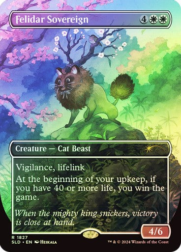 FOIL Felidar Sovereign #1827 ~ Secret Lair [ NearMint ] [ Magic MTG ]