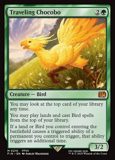 Traveling Chocobo ~ Final Fantasy [ NearMint ] [ Magic MTG ]