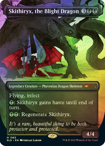 FOIL Skithiryx, the Blight Dragon ~ Secret Lair [ NM ] [ Magic MTG ]
