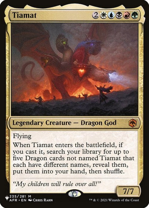 Tiamat ~ The List [ Excellent+ ] [ Magic MTG ]