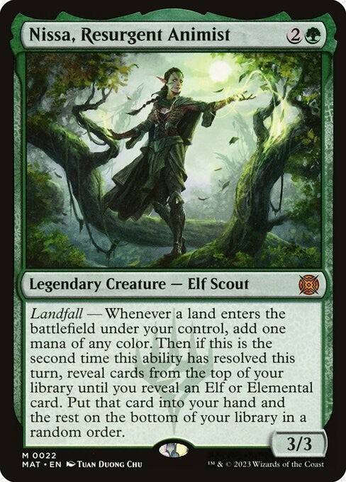 Nissa, Resurgent Animist ~ March of the Machine: The Aftermath [ NM ] [ MTG ]