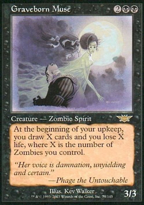 Graveborn Muse ~ Legions [ EX ] [ Magic MTG ]
