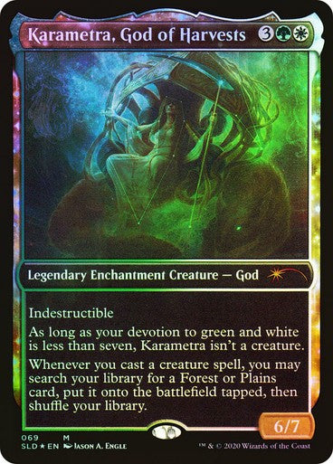 FOIL Karametra, God of Harvests ~ Secret Lair [ NM ] [ Magic MTG ]