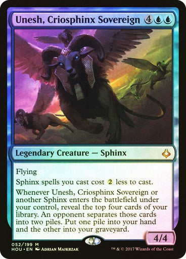 FOIL Unesh, Criosphinx Sovereign ~ Hour of Devastation [ EX ] [ Magic MTG ]