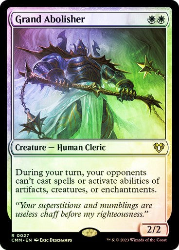 FOIL Grand Abolisher ~ Commander Masters [ EX ] [ Magic MTG ]