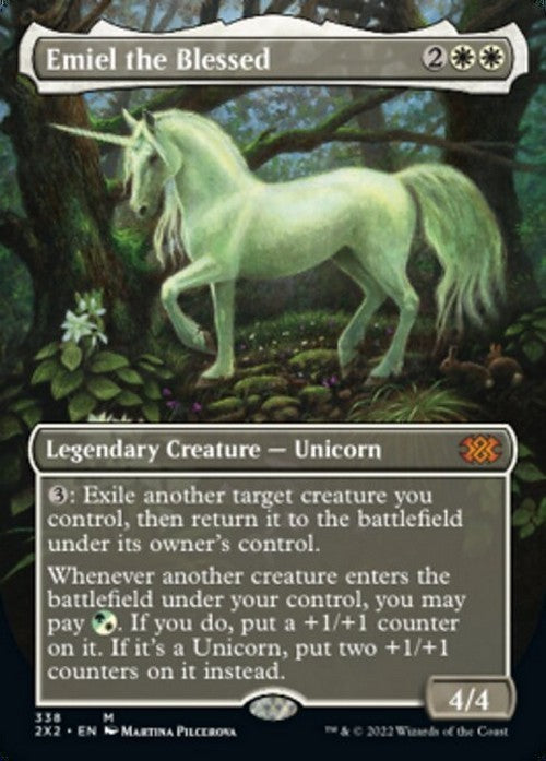 BORDERLESS Emiel the Blessed ~ Double Masters 2022 [ NM ] [ Magic MTG ]