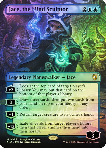 FOIL Jace, the Mind Sculptor ~ Commander: Bloomburrow [ EX ] [ Magic MTG ]