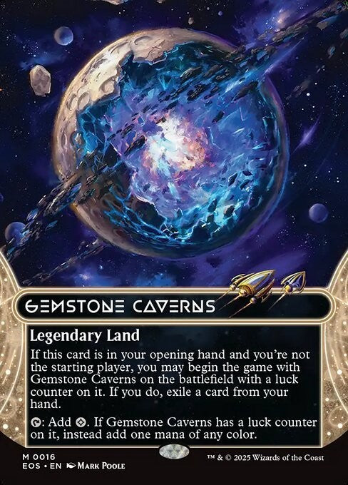 Gemstone Caverns ~ Edge of Eternities: Stellar Sights [ NM ] [ Magic MTG ]