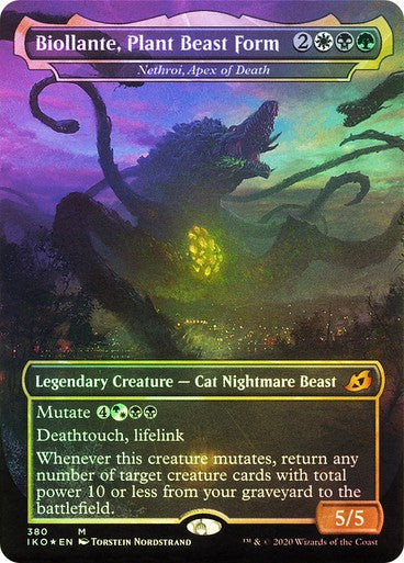 FOIL Biollante (Nethroi, Apex of Death) ~ Ikoria: Godzilla [ EX ] [ Magic MTG ]