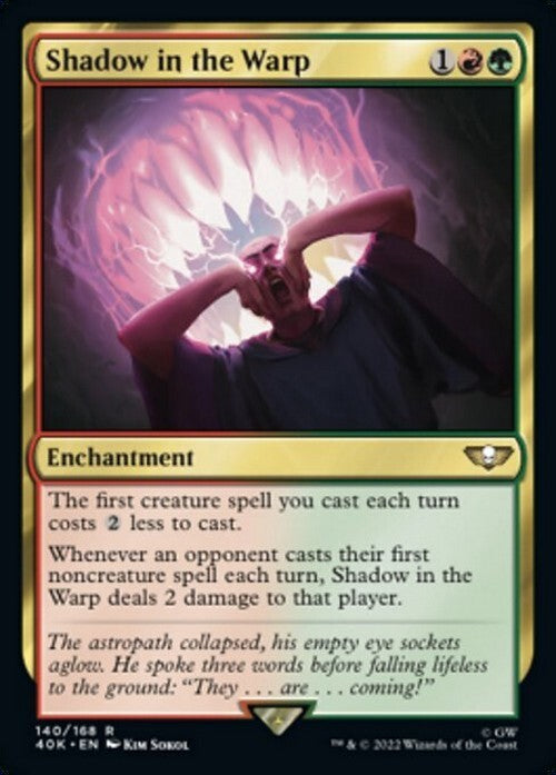 Shadow in the Warp ~ Commander: Warhammer 40,000 [ NM ] [ Magic MTG ]