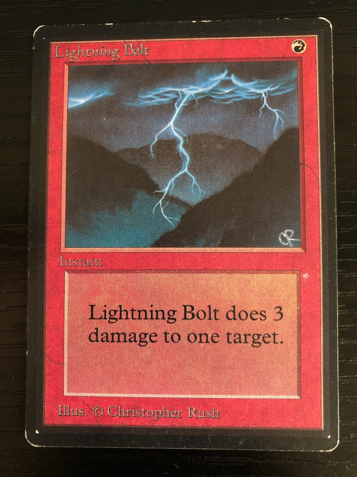 Lightning Bolt ~ Limited Edition BETA [ Excellent ] [ Magic the Gathering MTG ]