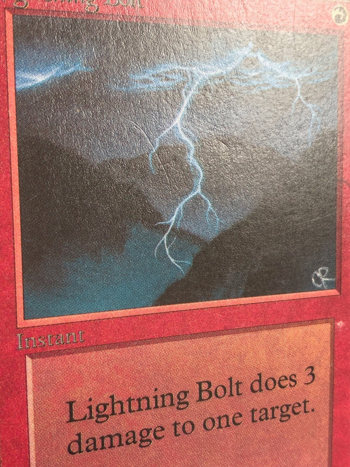 Lightning Bolt ~ Limited Edition BETA [ Excellent ] [ Magic the Gathering MTG ]