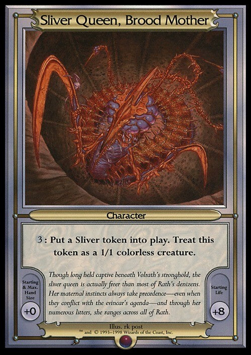 OVERSIZED Sliver Queen, Brood Mother ~ Vanguard [ PLAYED ] [ Magic MTG ]