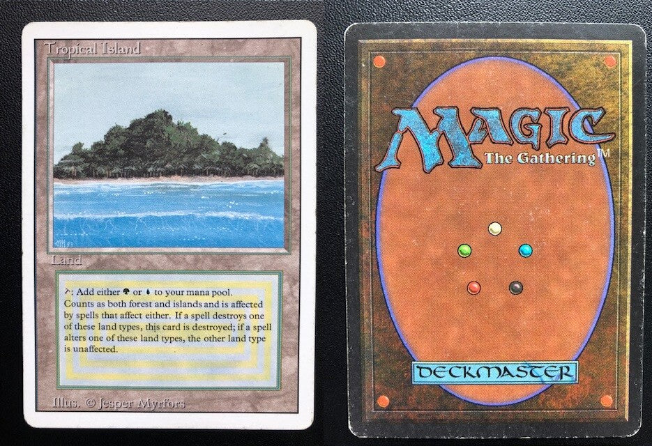 Tropical Island ~ Revised [ MODERATELY PLAYED ] [ Magic MTG ]
