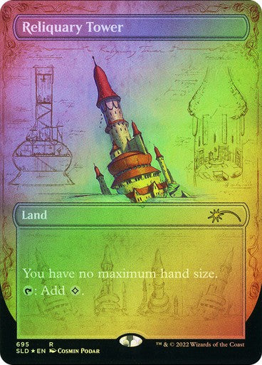 FOIL Reliquary Tower #695 ~ Secret Lair: Cosmin Podar [ MINT ] [ Magic MTG ]