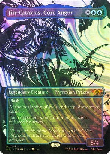 FOIL HALO Jin-Gitaxias, Core Augur ~ Multiverse Legends [ EX ] [ Magic MTG ]