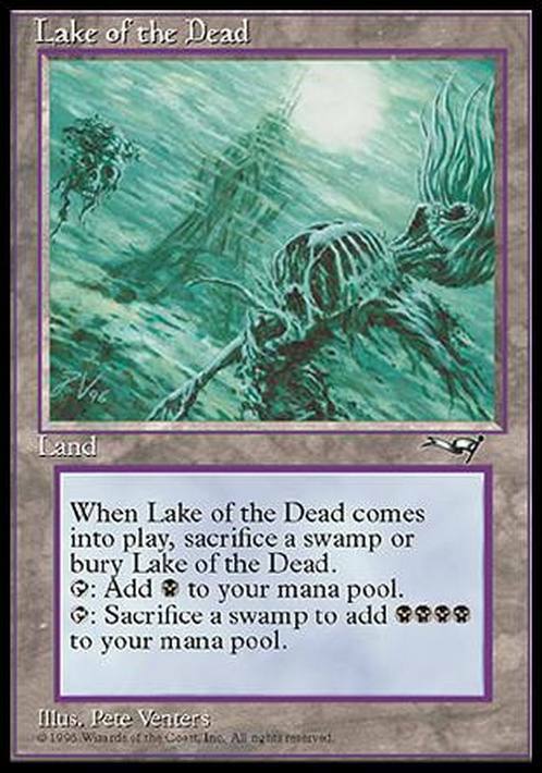 Lake of the Dead ~ Alliances [ MODERATELY PLAYED ] [ Magic MTG ]