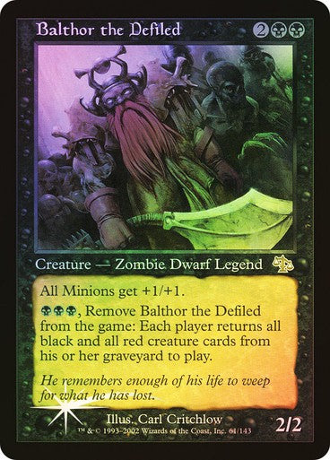FOIL Balthor the Defiled ~ Judgment [ Excellent+ ] [ Magic MTG ]