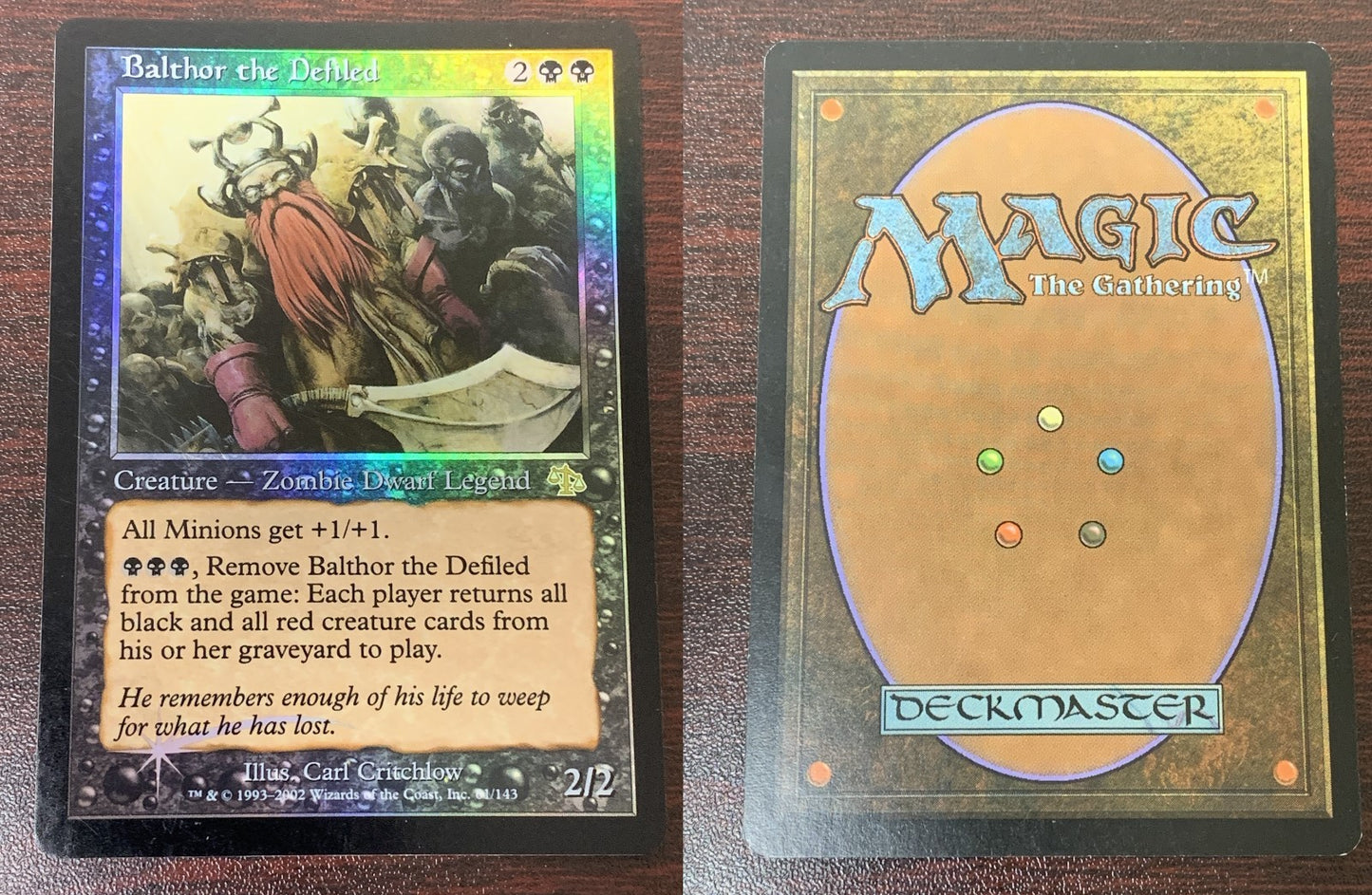 FOIL Balthor the Defiled ~ Judgment [ Excellent+ ] [ Magic MTG ]