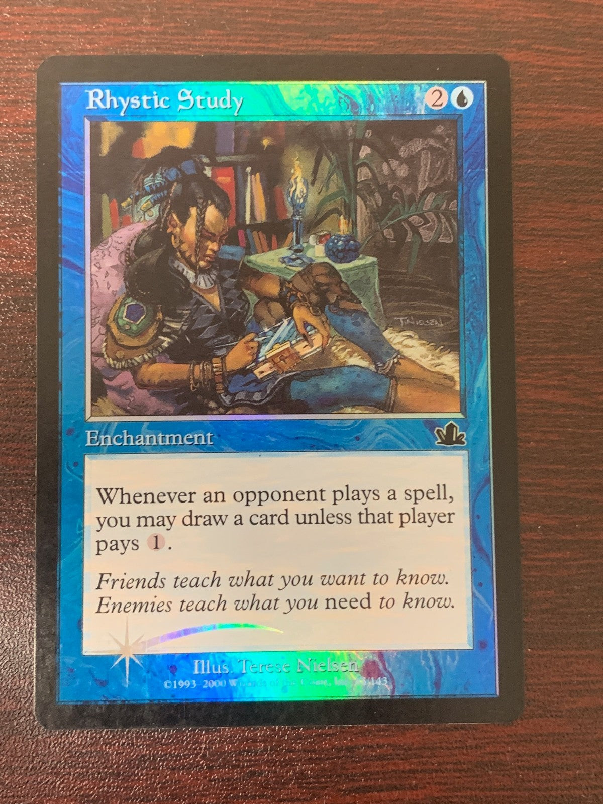 FOIL Rhystic Study ~ Prophecy [ NearMint/Excellent+ ] [ Magic MTG ]