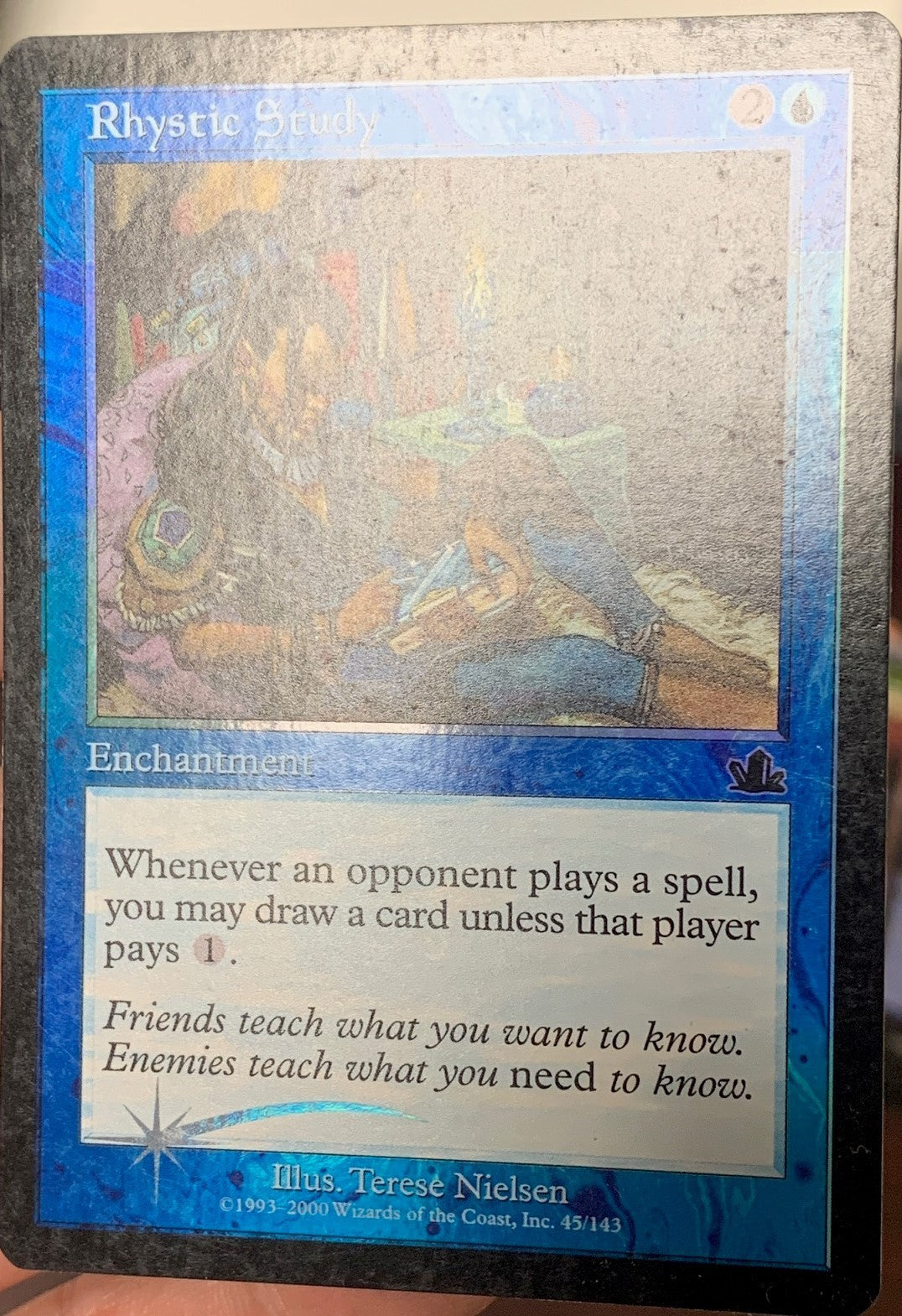 FOIL Rhystic Study ~ Prophecy [ NearMint/Excellent+ ] [ Magic MTG ]