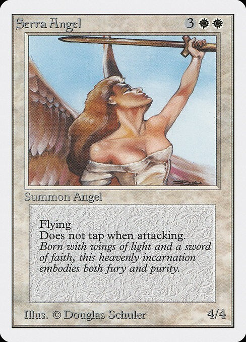 Serra Angel ~ Unlimited [ Excellent ] [ Magic MTG ]