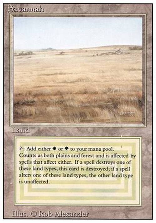 Savannah ~ Revised [ Excellent ] [ Magic the Gathering MTG ]