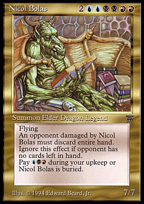 Nicol Bolas ~ Legends [ NearMint/Excellent+ ] [ Magic the Gathering MTG ]