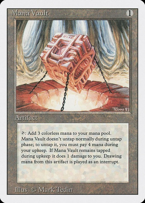 Mana Vault ~ Revised [ PLAYED ] [ Magic MTG ]