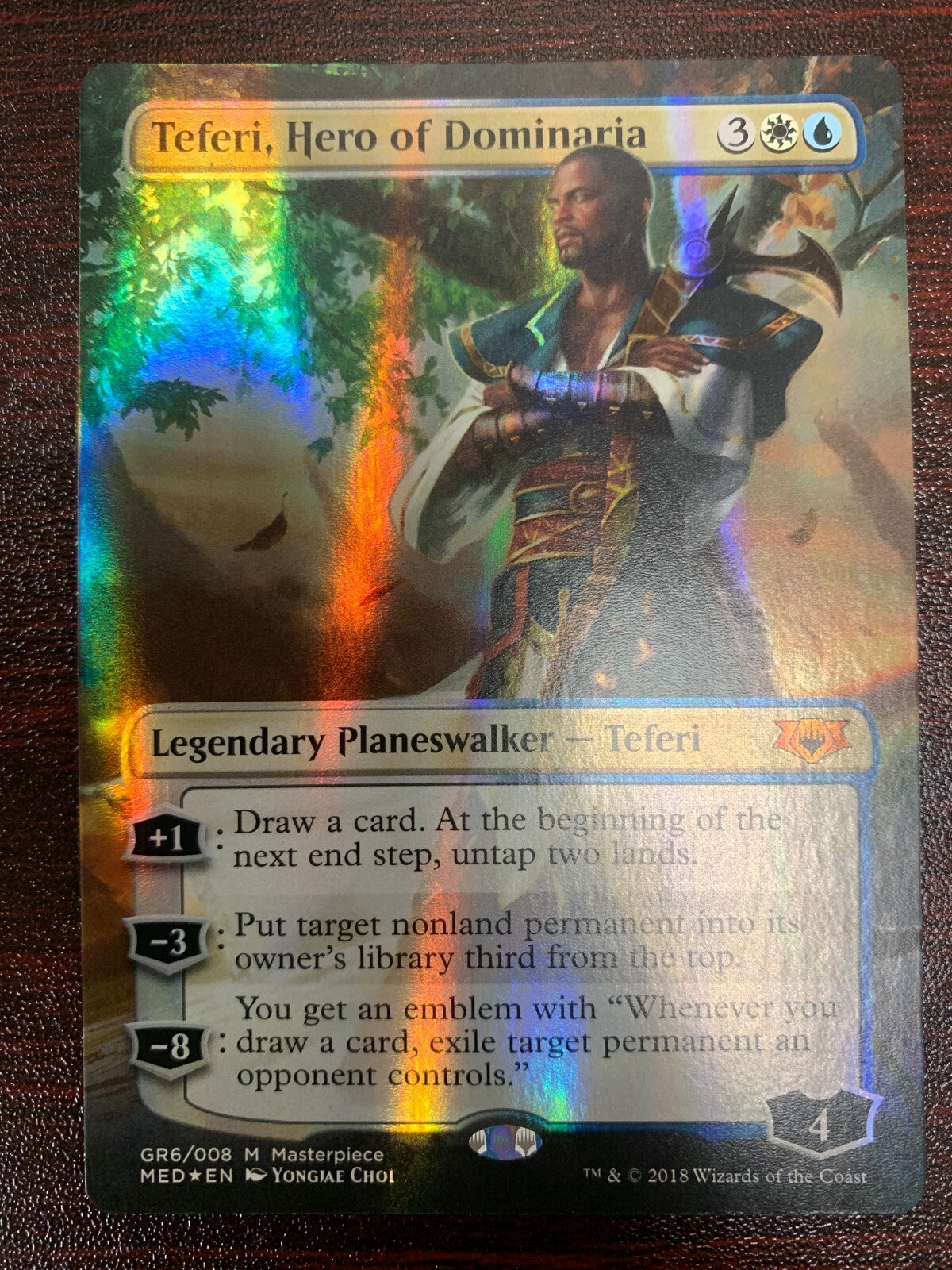 FOIL Teferi, Hero of Dominaria ~ GRN Mythic Edition [ NearMint ] [ Magic MTG ]