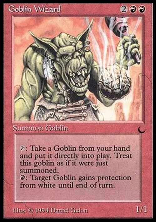 Goblin Wizard ~ The Dark [ PLAYED ] [ Magic MTG ]